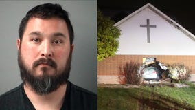 Drunken driver crashes through wall of Crystal Lake church: police