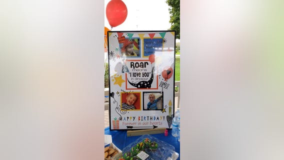 Marchers remember AJ Freund on what should have been his 6th birthday