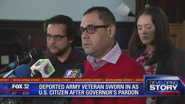 Army veteran deported after drug conviction now a US citizen