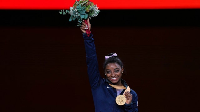 Simone Biles sets all-time medal record at gymnastics worlds