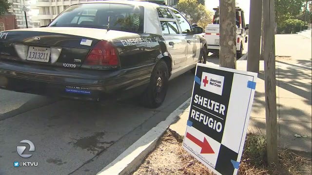 Kincade Fire evacuees trek to San Francisco, seek shelter