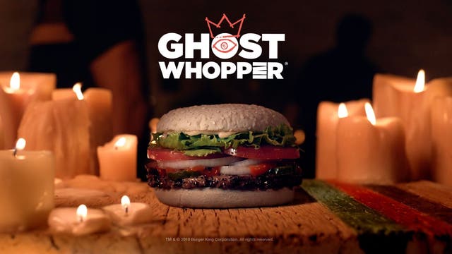Burger King debuts 'Ghost Whopper' that has white buns infused with cheddar cheese