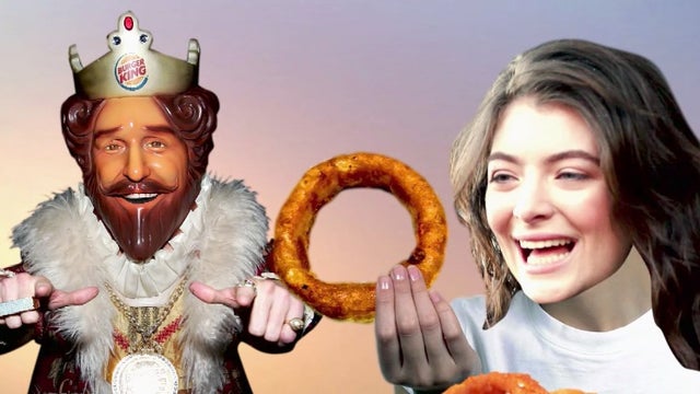 Just call her Lorde Of the Onion Rings