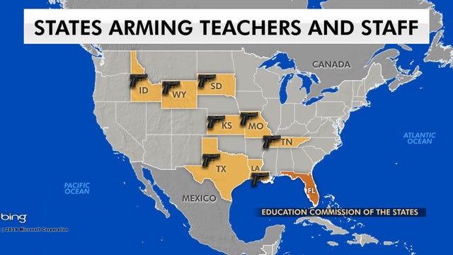 Florida begins arming teachers as other states consider doing the same