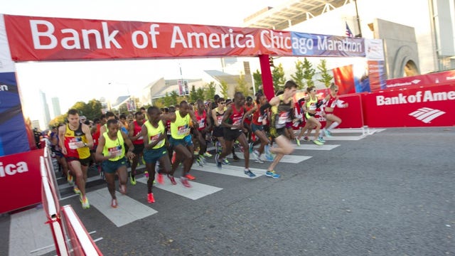 Thousands of runners ready for Sunday's return of the Chicago Marathon