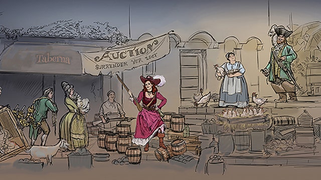 Disneyland takes wives off auction block on 'Pirates' ride