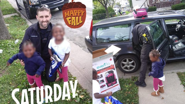 Milwaukee police officer buys car seats for children instead of giving mom a ticket