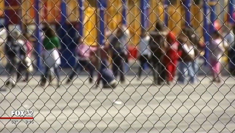 kids playing recess children