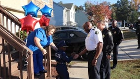 Clayton County boy battling brain cancer made honorary police officer