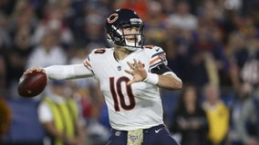 Bears’ Nagy says Trubisky lifted because of hip pain