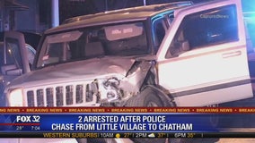 2 arrested after police chase in Chicago; vehicle was wanted in connection with drive-by nurse shooting