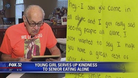 Elderly man looking for girl who left kind note for him: 'I will always remember you'