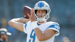 Lions' Stafford sits vs. Bears, ending 136-game streak