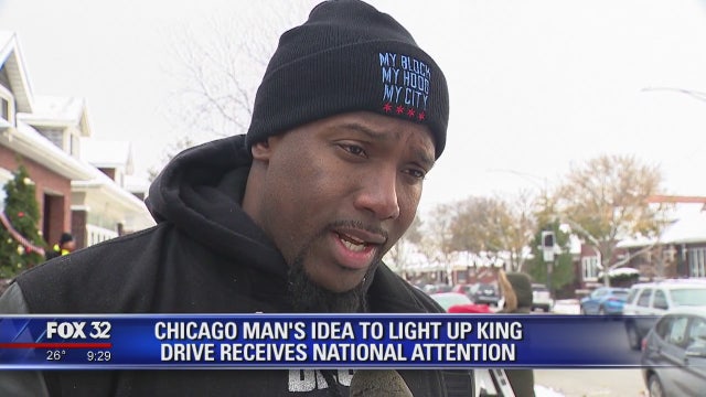 Chicago man's idea to light up King Drive on South Side receives national attention