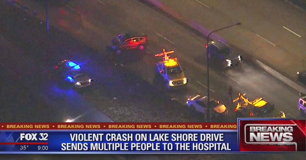 3 children among 5 injured in Lake Shore Drive crash on South Side ...