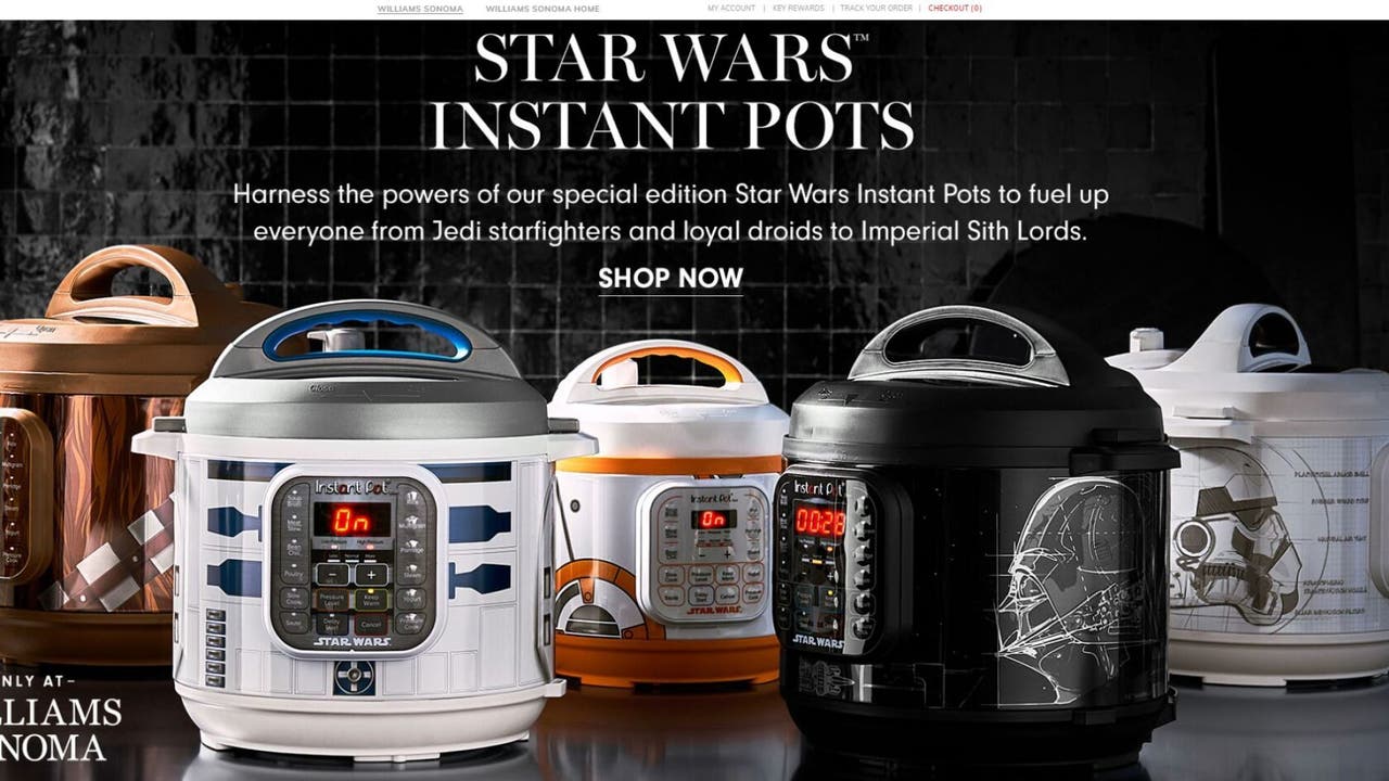 Star Wars'-themed Instant Pots that look like R2-D2, Chewbacca now