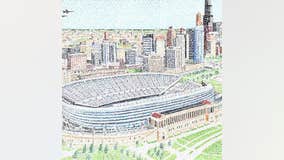 Artist creates image of Solider Field containing names of every single Bears player ever