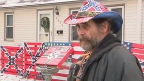 Iowa homeowner says swastikas, Confederate flags are not racist