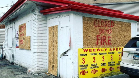 Fire rips through Bridgeport burger joint, 'devastated' owners unsure if they will rebuild