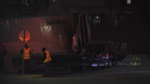 Person killed in fiery South Loop crash: police