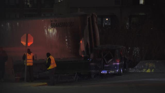 Person killed in fiery South Loop crash: police