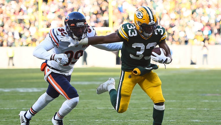 Bears vs Packers Aaron Jones Eddie Jackson