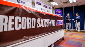 Snickers unveils world's largest chocolate nut bar at plant in Waco