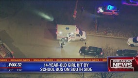 Girl, 14, hit by school bus in Gresham