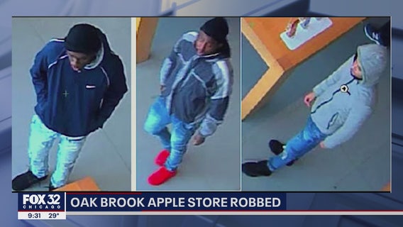Thieves grab $10K of iPhones from an Oak Brook mall Apple Store: police