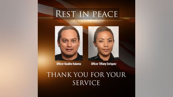 Shooting kills 2 officers before Hawaii homes catch fire
