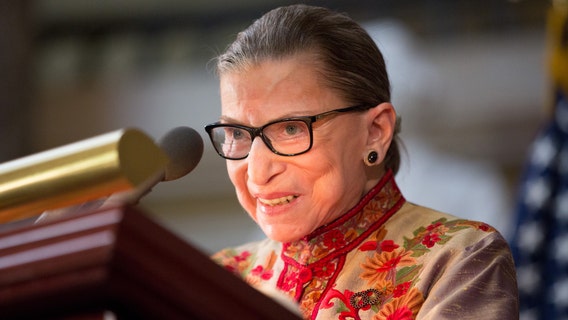 Ruth Bader Ginsburg says she is 'cancer-free' following radiation treatment