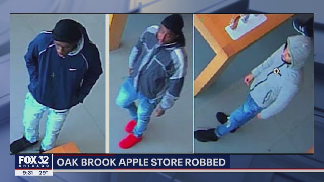 Thieves grab $10K of iPhones from an Oak Brook mall Apple Store: police