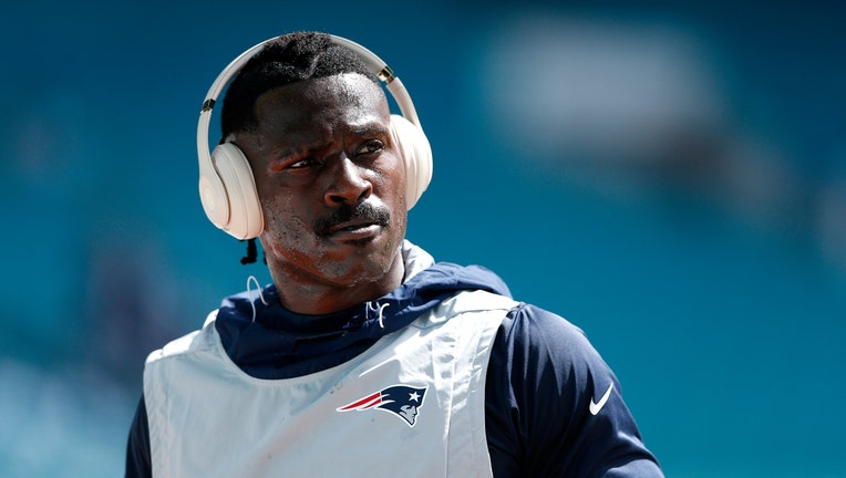 Wide receiver Antonio Brown, formerly of the New England Patriots.