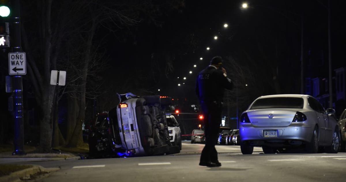 2 Chicago police officers hurt in South Chicago rollover crash | FOX 32 ...
