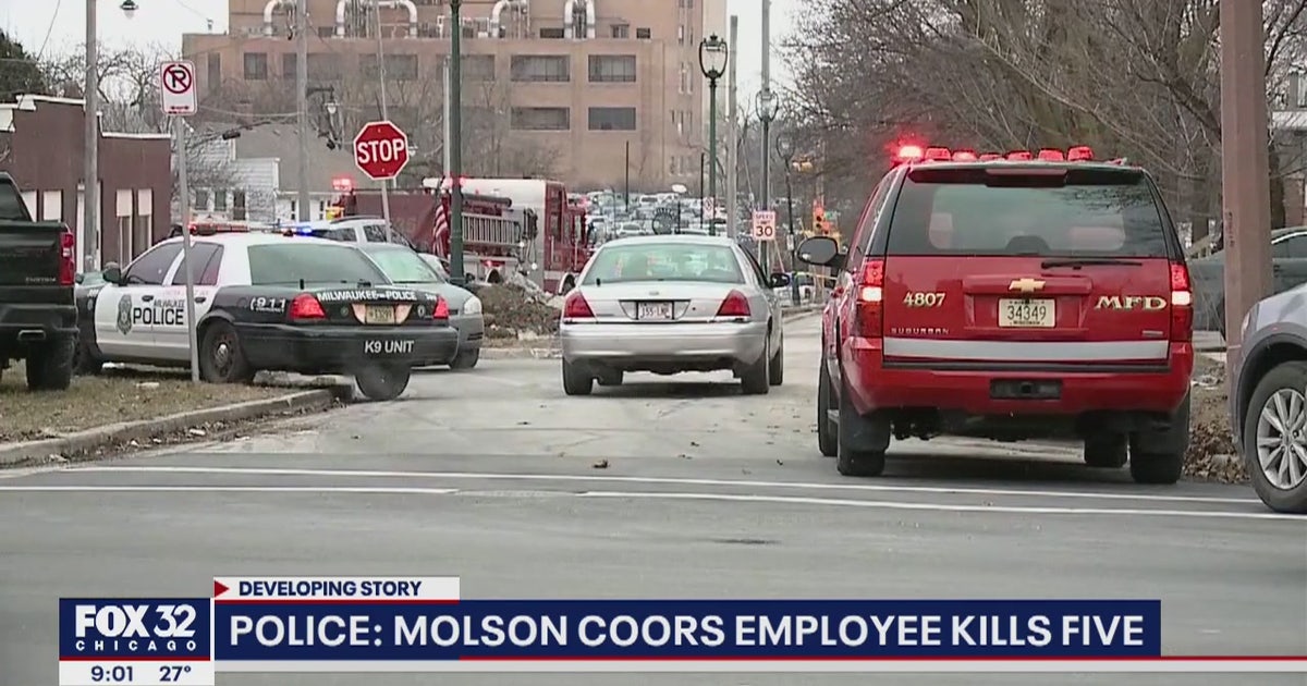 Gunman kills 5 in mass shooting at Molson Coors Brewing Co. in ...
