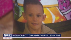 Vigil held for boy, 5, killed in Cicero fire