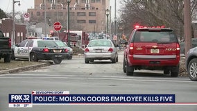 Gunman kills 5 in mass shooting at Molson Coors Brewing Co. in Milwaukee