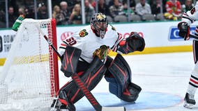 Goalie Corey Crawford returns as Blackhawks await Oilers