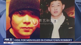 Vigil held for 2 men killed in Chinatown armed robbery