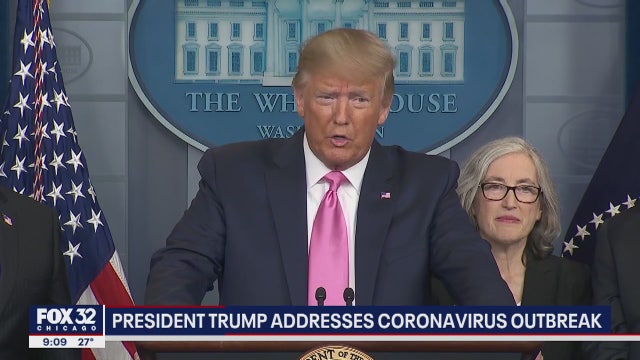 Trump urges calm as US reports worrisome new coronavirus case