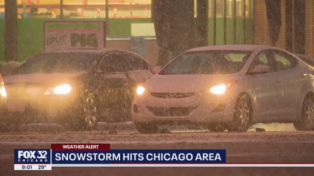 Up to 5 inches of snowfall starts Wednesday evening in Chicago, forecasters say