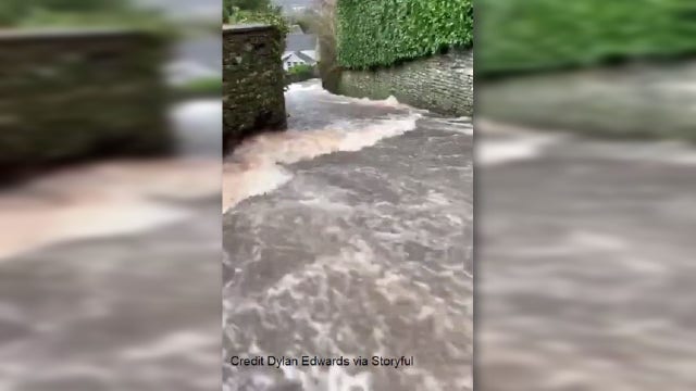 Wales bears the brunt as Storm Dennis slams Britain