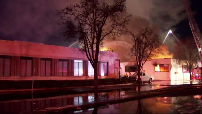 Fire at library kills two firefighters