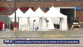 Suburbs ramp up drive-thru testing sites for COVID-19