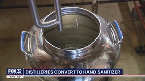 Distilleries brew up hand sanitizer during coronavirus pandemic