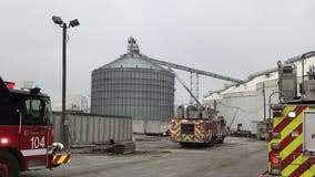 Fire department responds to silo fire on Far South Side