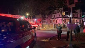 2 firefighters hurt after rescuing person, cat from Evanston house fire