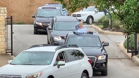 ‘We miss you!’ Teachers drive through neighborhoods to greet students amid COVID-19 outbreak