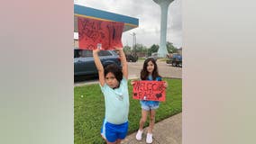 Girl returns home from cancer treatment to surprise parade in her neighborhood