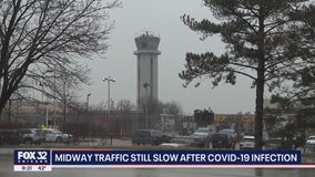 Midway operations remain limited after control tower technicians test positive for coronavirus